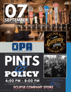 OPA Pints & Policy - September 7 2017