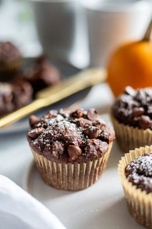 Pumpkin Chocolate Muffin Pumpkin Chocolate Muffin