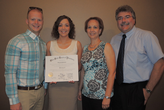 Kelly Pottkotter with her proud family