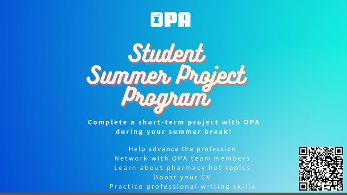 Student Pharmacist Summer Projects