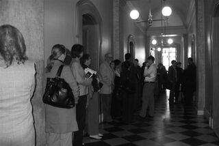 Pharmacists at the State House waited to attend the House Health Committee hearing on Pharmacy Legislative Day. 
